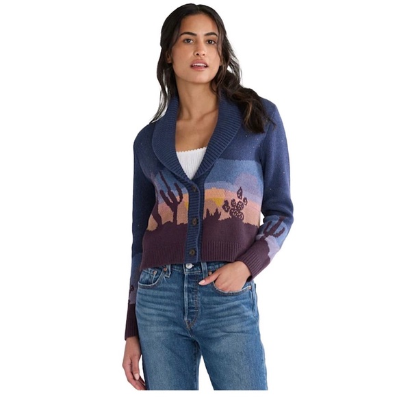 Pendleton Sweaters - Pendleton Sunset Landscape Cardigan